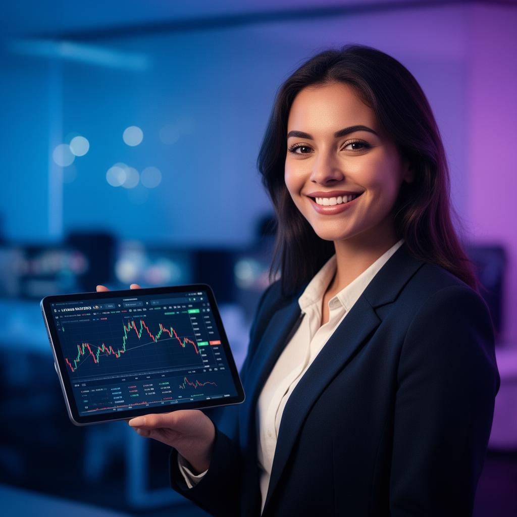 Tradovex trader using the live platform